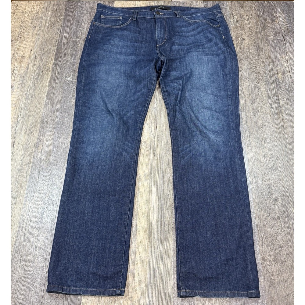 Joes Jeans Ron Classic Straight Leg Mens 40x34 Blue Medium Wash Stretch Denim
